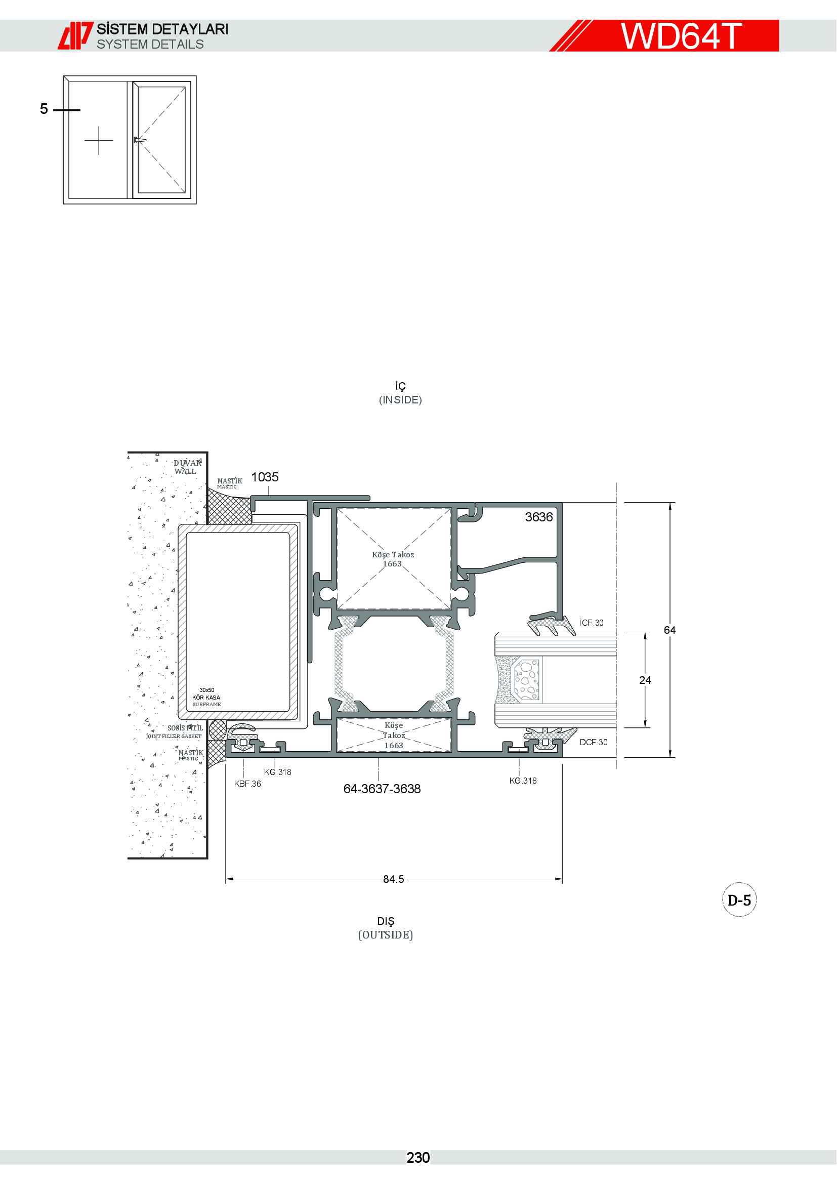 S 64 Yalıtımlı Alüminyum 71